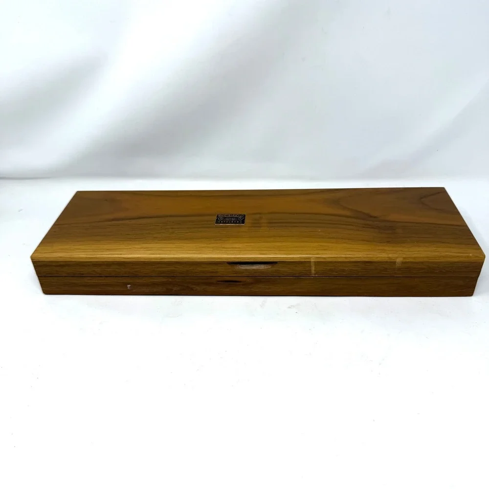 Gerber Legendary Blades Snickersnee Durendal Ron Carving Set Walnut Case Vintage